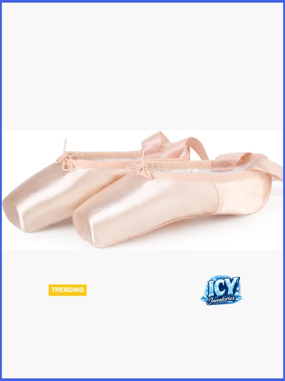 Professional Ballet Pointe Shoes with Ribbon and Toe Pads